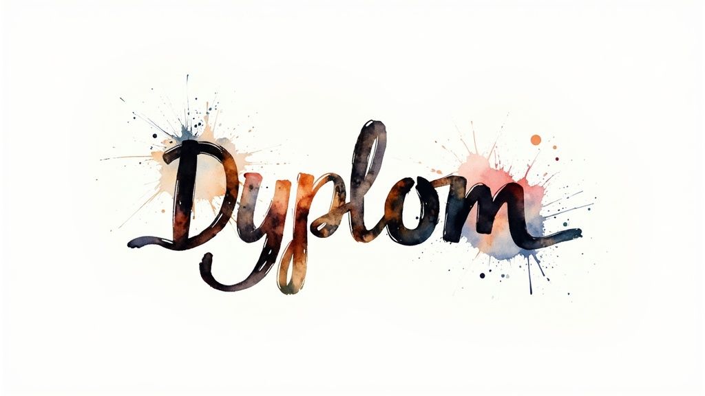Jak zapanować nad tekstem na dyplomie?