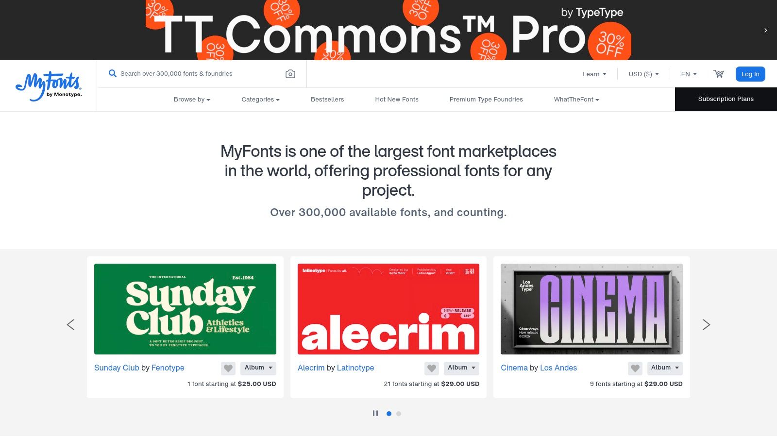 MyFonts (Monotype)
