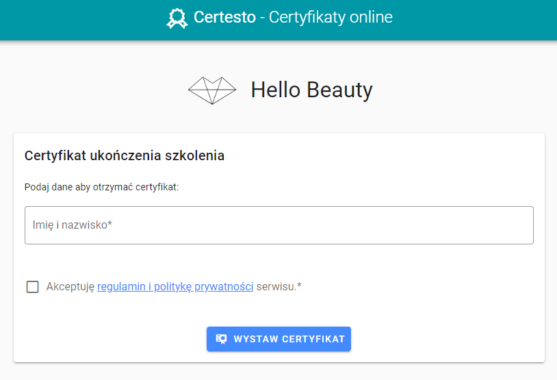 Możliwość wgrania logo Twojej szkoły/firmy